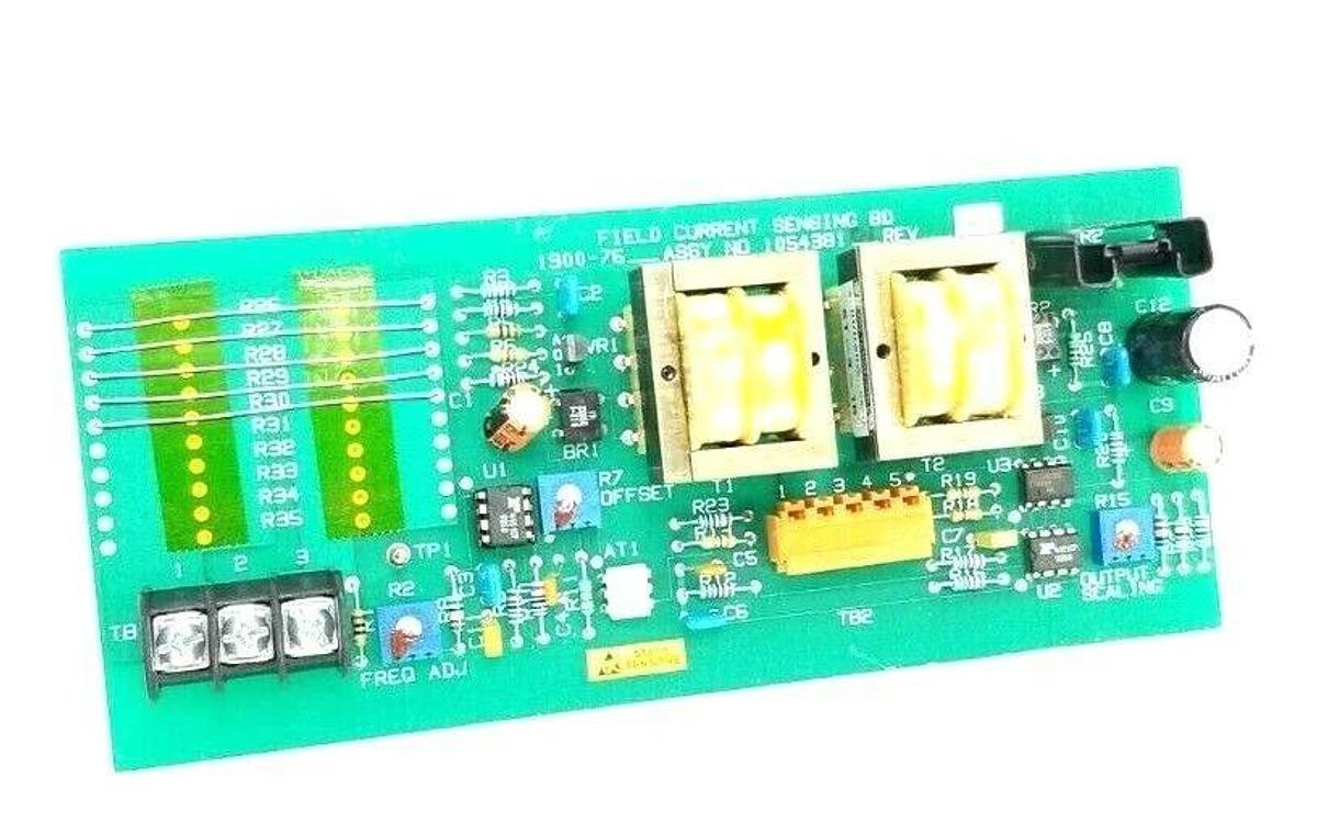 Used BOSTON / FINCOR 105438101 FIELD CURRENT SENSING BOARD 1900-76