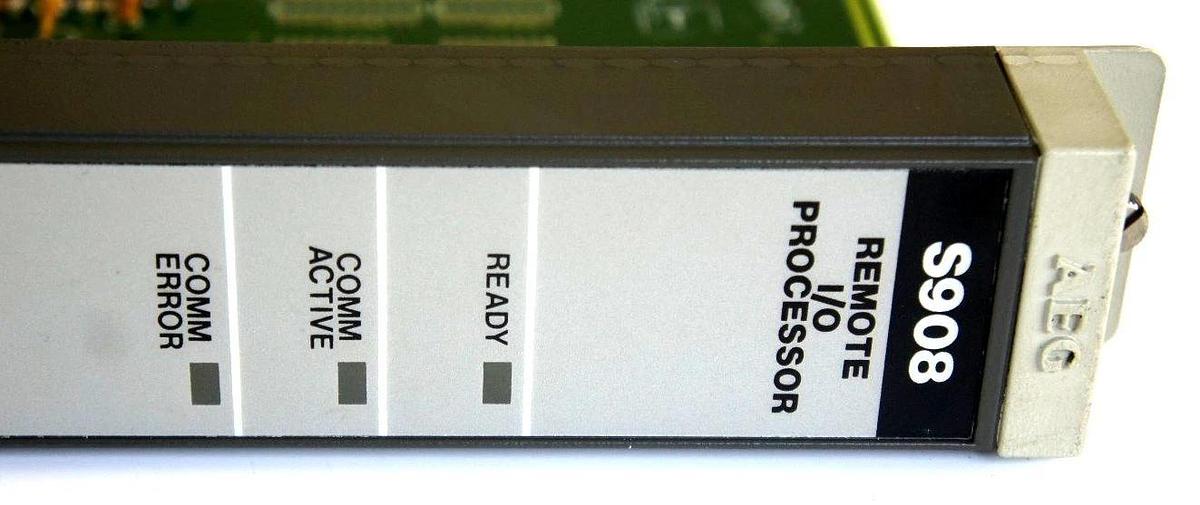 Used GOULD MODICON AS-S908-000 REMOTE I/O PROCESSOR SER B ASS908000
