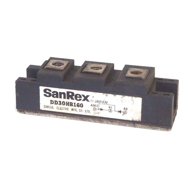 Used SANREX DD30HB160 POWER MODULE 30A, 1600V