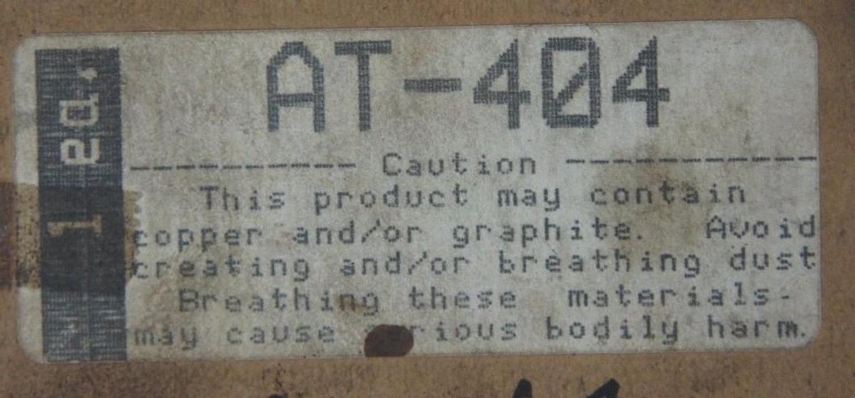 Used NEW GENERIC AT-404 BRUSH AT404