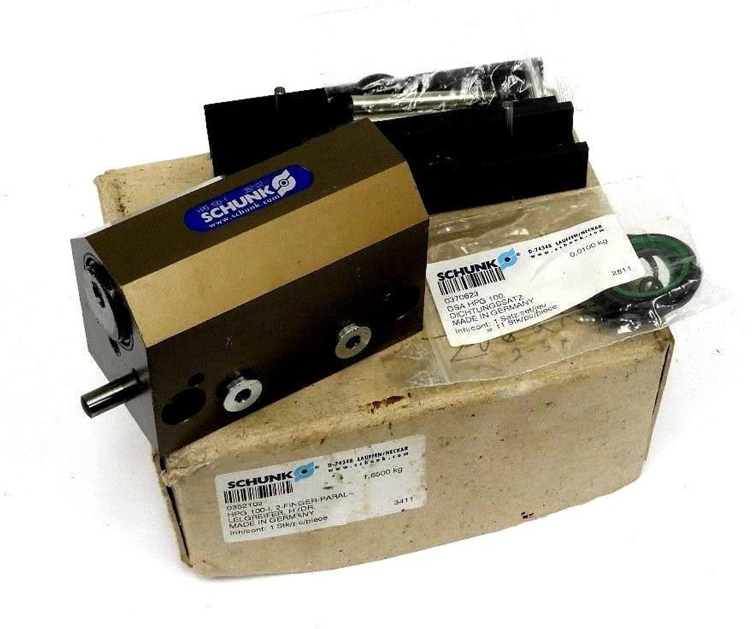 Used SCHUNK HPG 100-1 PARALLEL GRIPPER 352102, HPG1001