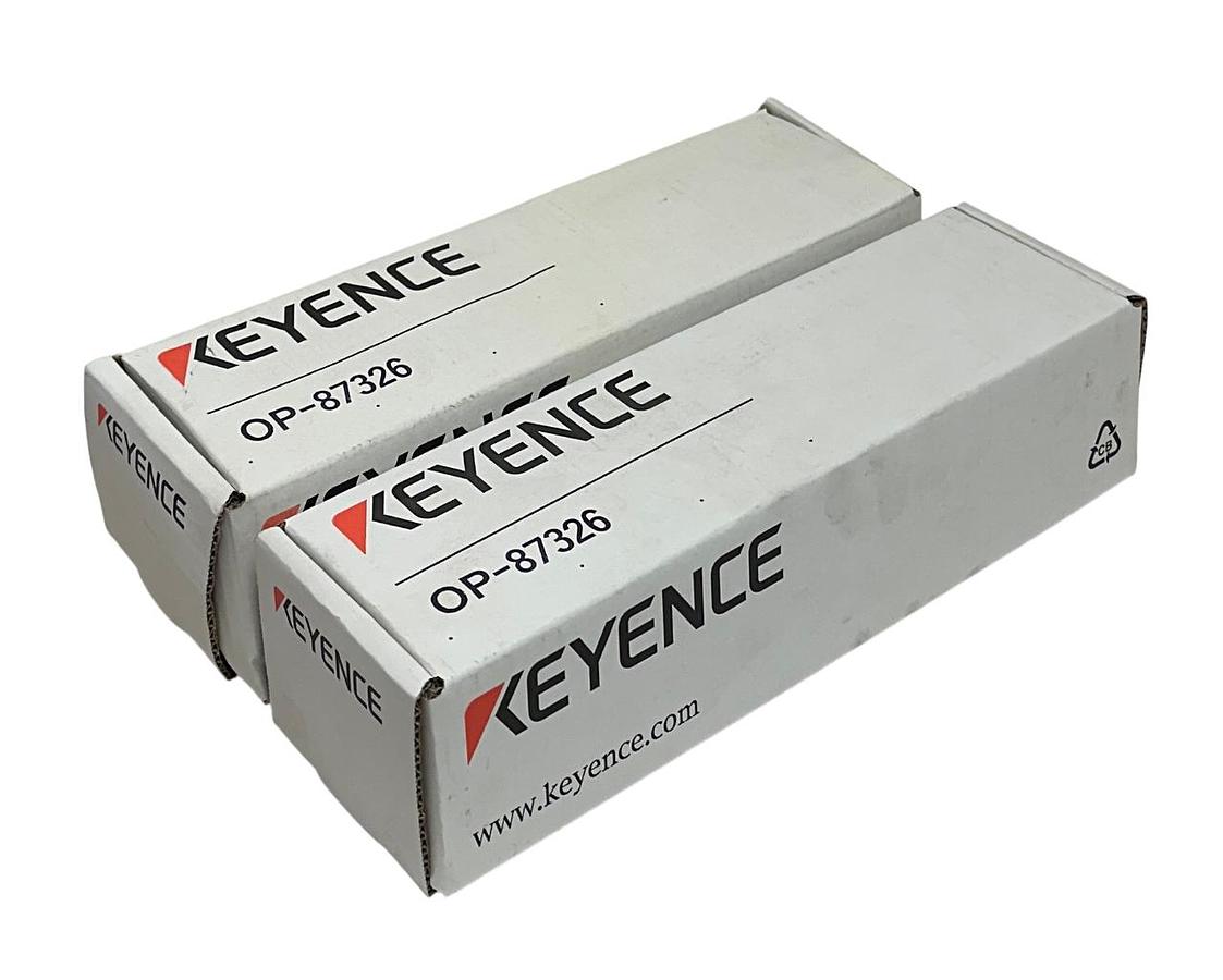 Used 2 KEYENCE OP-87326 / OP87326 DIFFUSION PLATES FOR LINE LIGHTING OEM NSMP