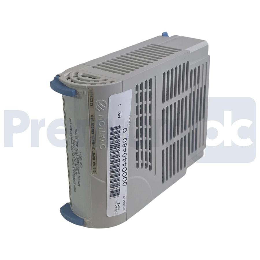 Used Emerson 1C31232G01 Ovation DCS 16-Ch Digital Input Module 24/48VDC NSNP