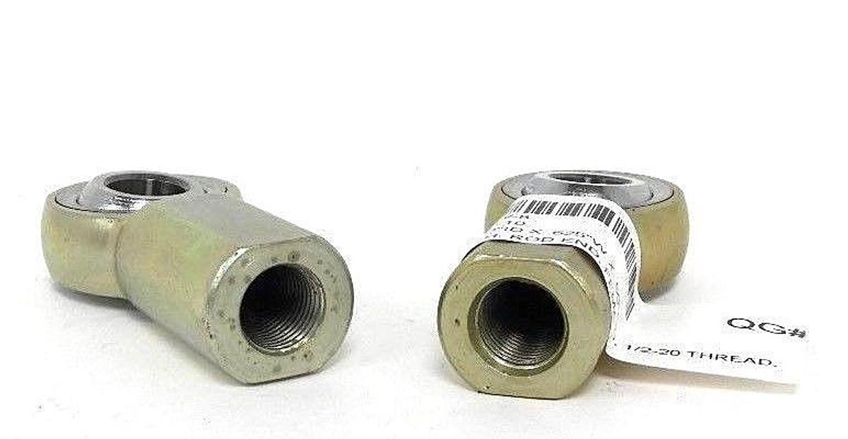 Used LOT OF 2 NEW AURORA KW-8 FEMALE ROD END BEARINGS KW8, .50'' ID X .625'' W