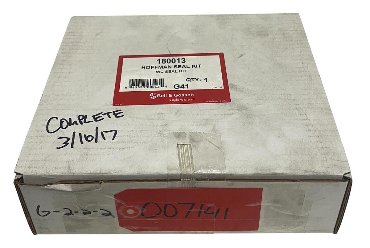 Used XYLEM BELL & GOSSETT W80013 / 6HKZ3 HOFFMAN SEAL KIT MC SEAL KIT NSMP