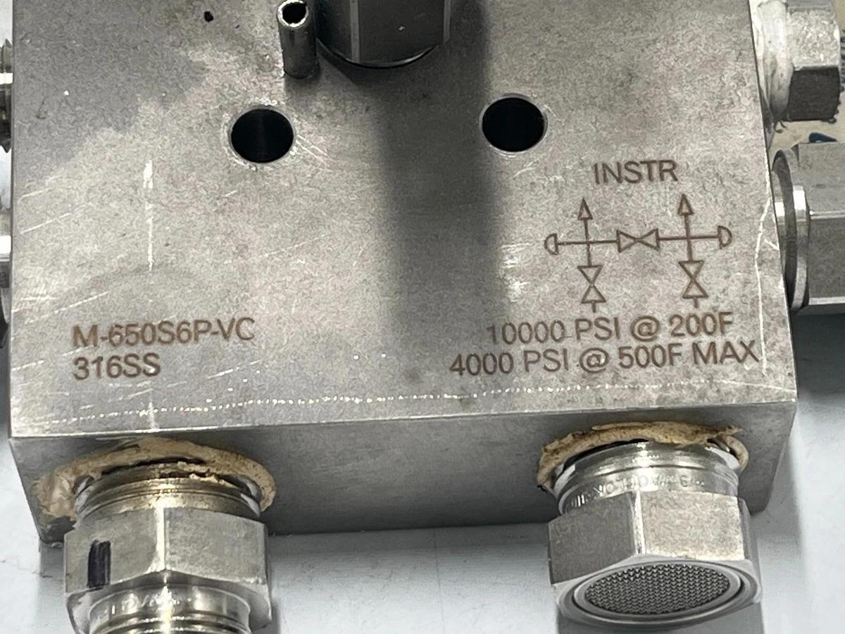 SMAR LD301 PRESSURE TRANSMITTER ASSEMBLY W/ SENSOR: D1 & MANIFOLD: M-650S6P-VC