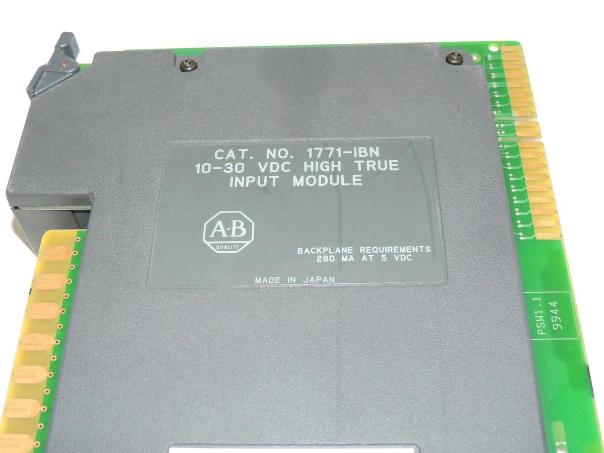 Used ALLEN BRADLEY 1771-IBN HIGH TRUE INPUT MODULE 10-30 VDC, 1771IBN