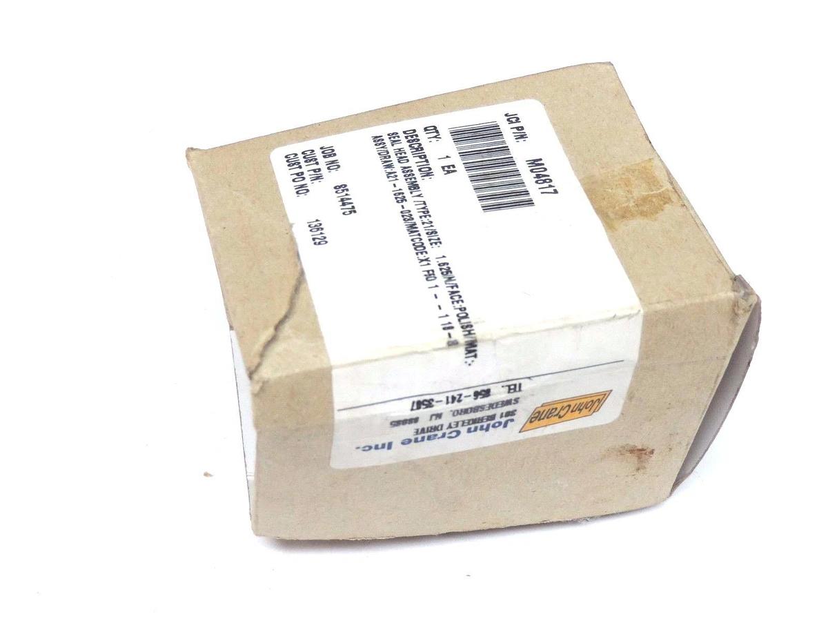 NIB JOHN CRANE M04817 SEAL HEAD ASSEMBLY TYPE: 21 SIZE: 1.625IN/FACE:POLISH