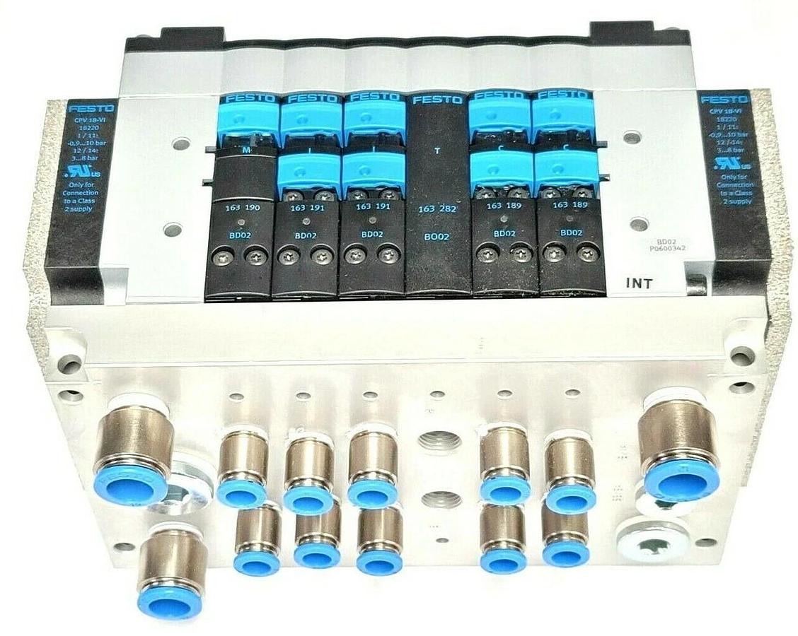 NEW FESTO CPV18-VI 10P-18-6B-FB-R-J-MJJTCC+PA VALVE TERMINAL MAT. NR. 18220