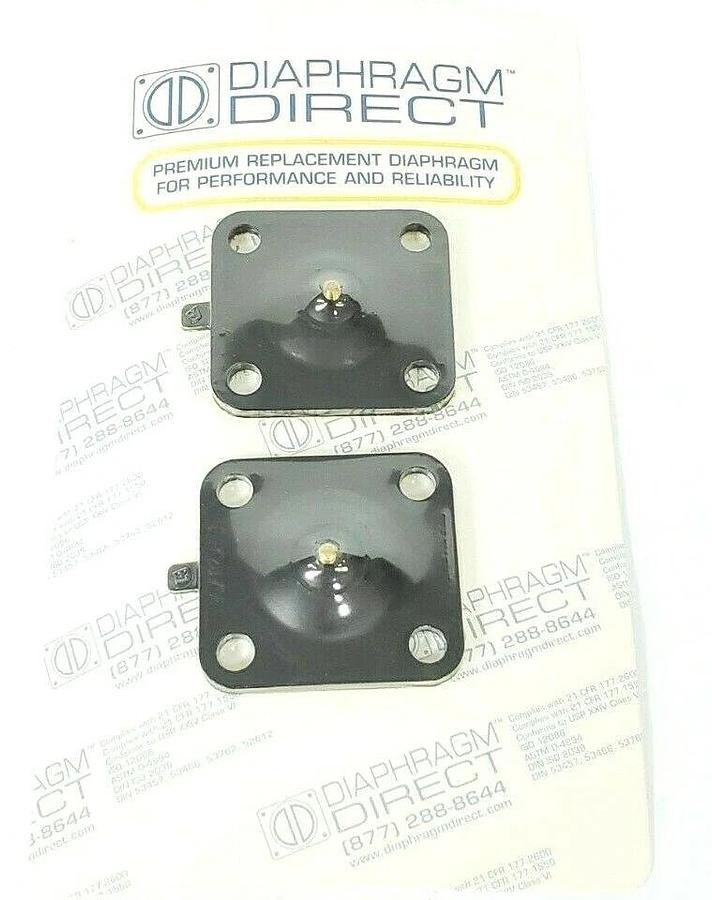 Used NEW DIAPHRAGM DIRECT P/N: DD07-IE7 SIZE: 3/4'' / DN 20 MAT: EPDM QTY: 2