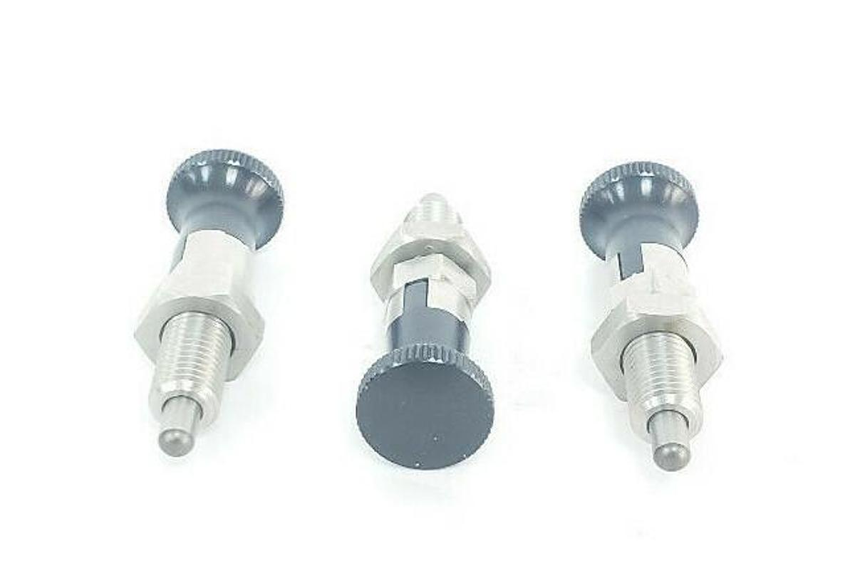 LOT OF 3 NEW MISUMI SXYKN8L INDEXING PLUNGERS THREAD DIA. 8MM STROKE 6MM