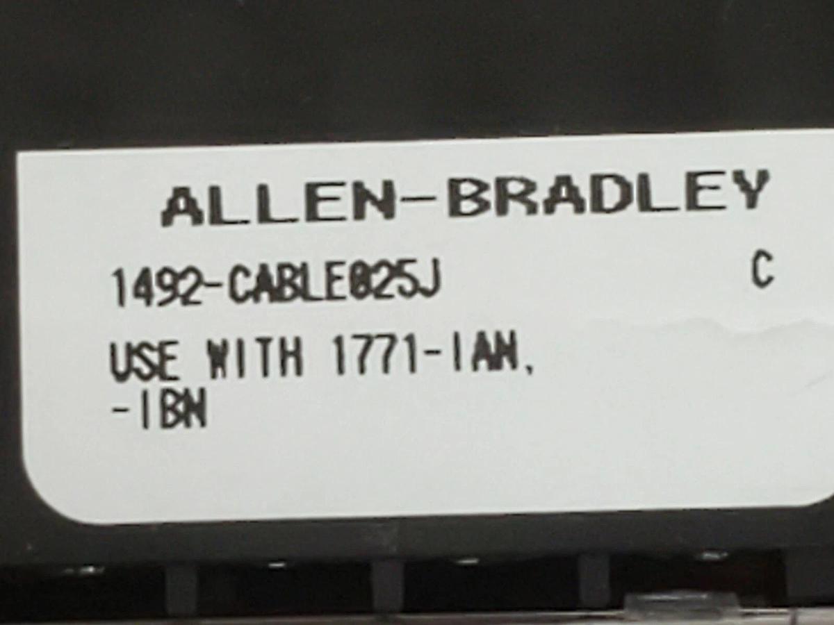 NEW ALLEN BRADLEY 1492-CABLE025J PRE-WIRED CABLE SER. C 2.5M 1492CABLE025J