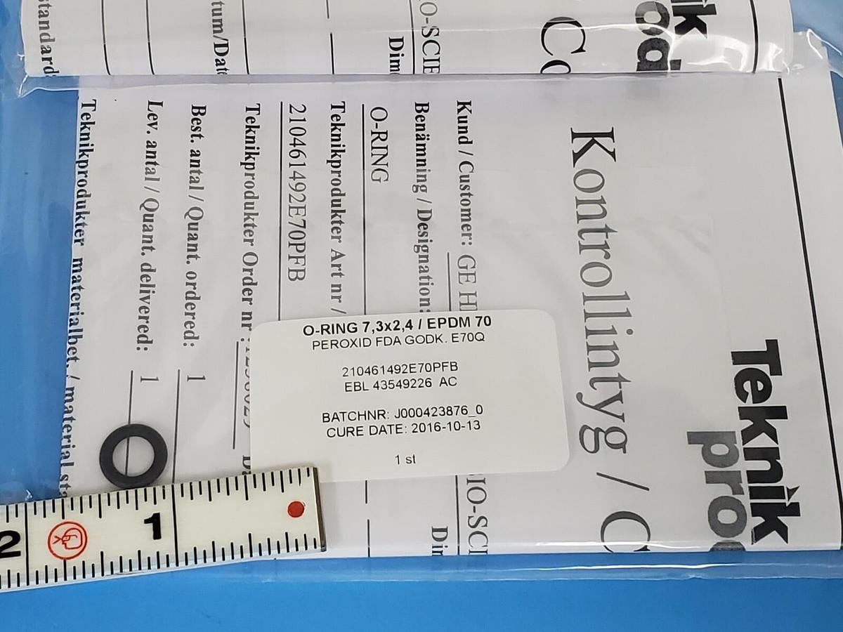 NEW GE HEALTHCARE EBL-44058406-AB O-RING KIT FOR UV-CELL ID 6mm 44-0584-06