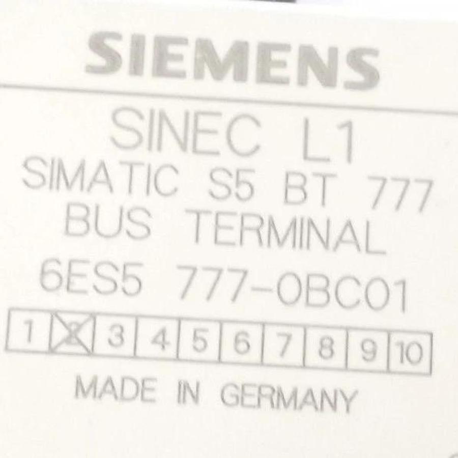 NEW SIEMENS 6ES5 777-0BC01 SINEC L1 SIMATIC S5 BT 777 BUS TERMINAL 6ES57770BC01