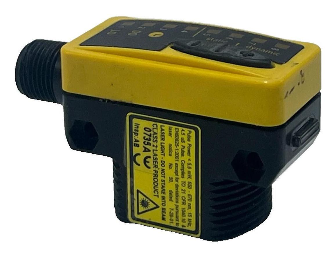 Used Banner QS30LDLQ WORLD-BEAM Q30 Laser Sensor Diffuse NPN 4-Pin M12