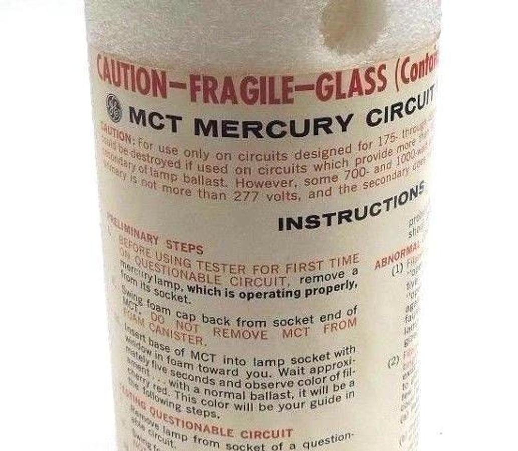 NIB GENERAL ELECTRIC MCT MERCURY CIRCUIT TESTER