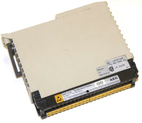 Used AEG MODICON DEP2186728-042.276454 INPUT MODULE 16 DIG, 115 VAC, 6 MA