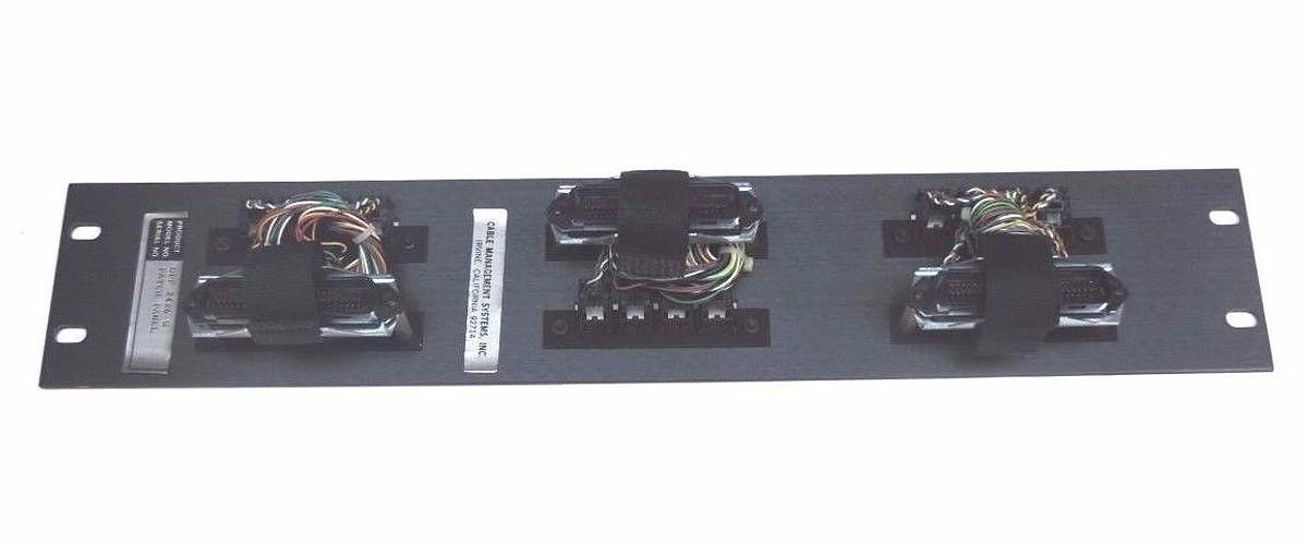 Used NIB CMS CABLE MANAGEMENT SYSTEMS CONTROL PANEL ASSEMBLY, PATCH PANELS