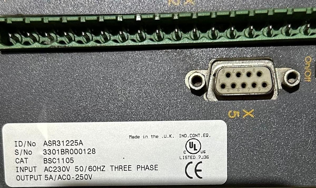 Used BALDOR BSC1105 / ASR31225A AC SERVO DRIVE W/ POWER SUPPLY 230VAC 50/60Hz 5A