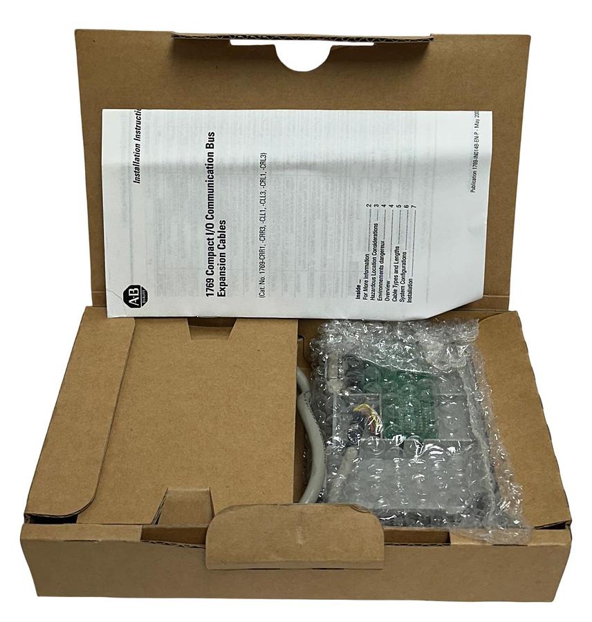 Used ALLEN BRADLEY 1769-CRR3 /A CompactLogix RIGHT-TO-RIGHT EXPANSION CABLE 1M NSMP