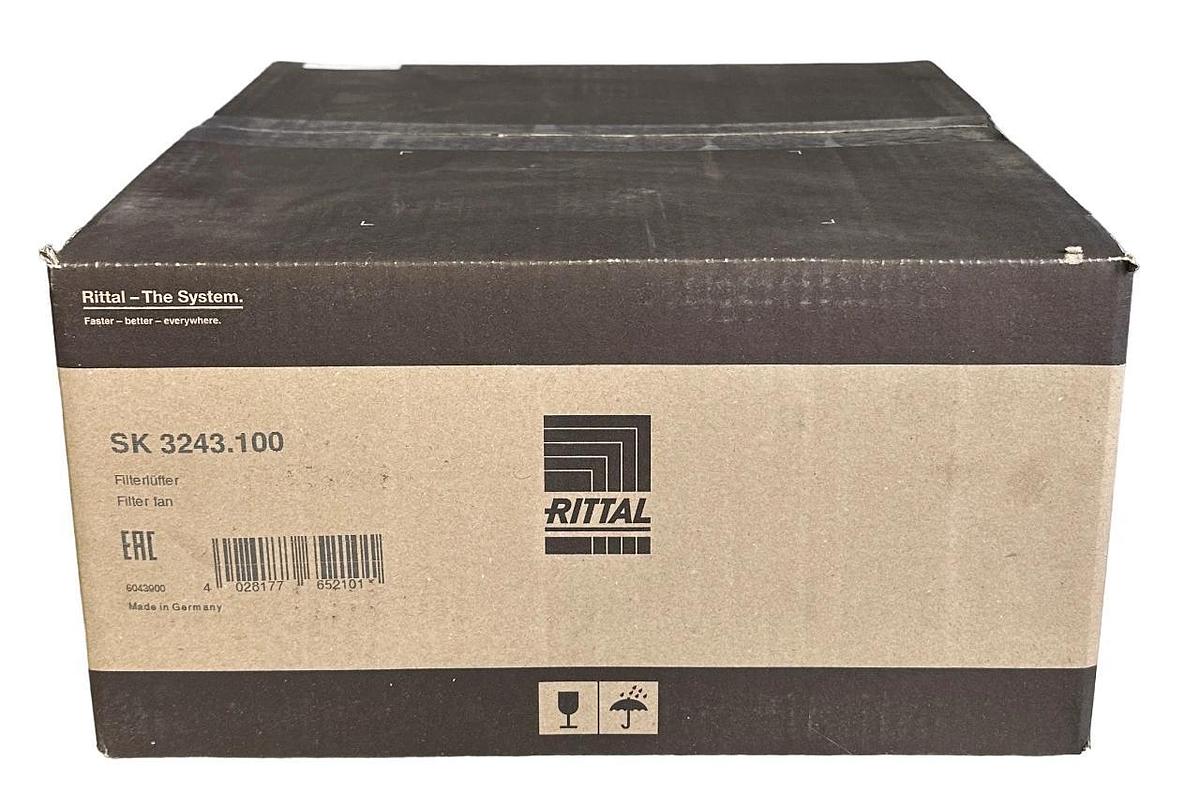 Used NEW SEALED RITTAL SK3243.100 / SK3243100 FILTER FAN 353CFM 230V 50/60Hz