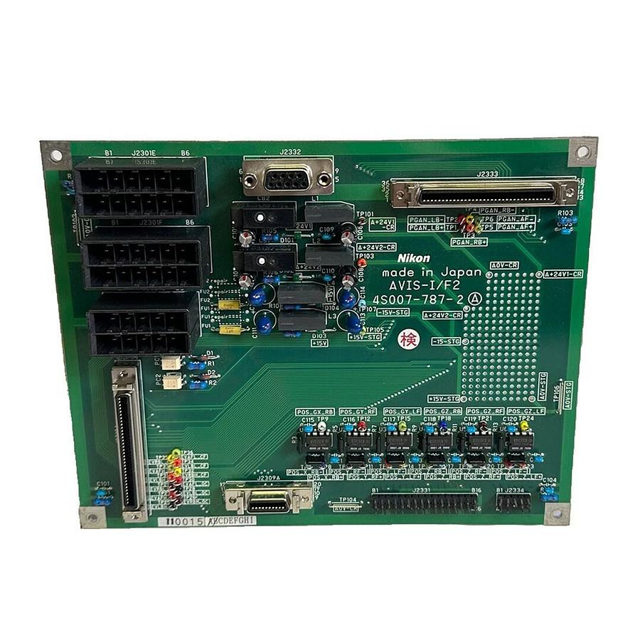 Used NIKON 4S007-787-2 / 4S0077872 AVIS-I/F2 INTERFACE BOARD AVISIF2