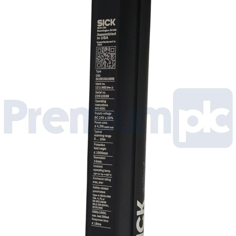 Used SICK C4C-EA15010A10000 deTec4 Core  Light Curtain Receiver 1211483 1500mm NSNP