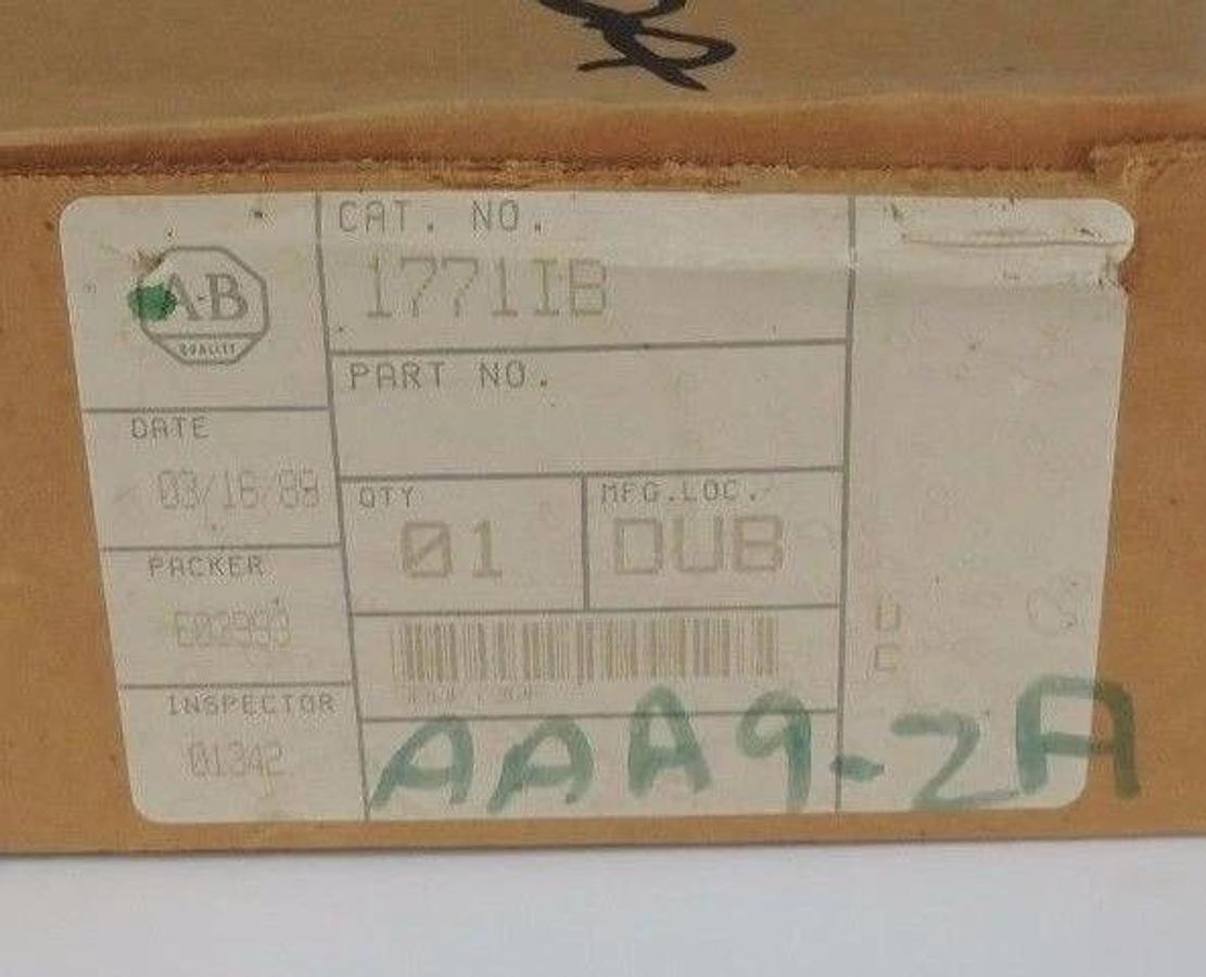 NIB ALLEN BRADLEY 1771-IB DC INPUT MODULE 12-24VDC 1771IB