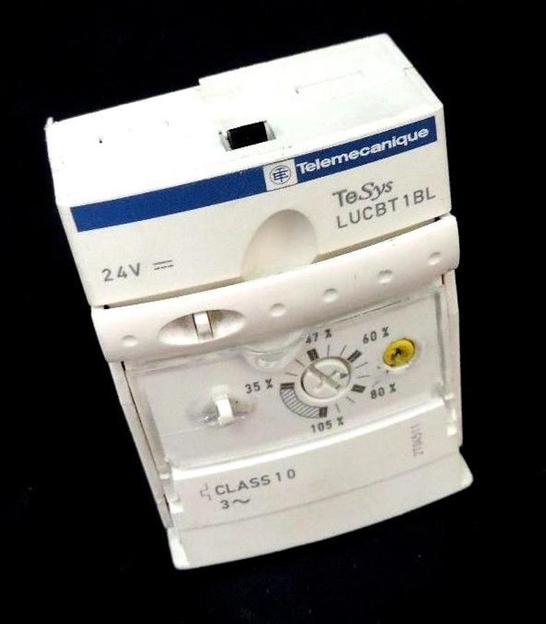 Used TELEMECANIQUE LUCBT1BL CONTROL UNIT 0.35-1.05AMP 24VDC 3PHASE