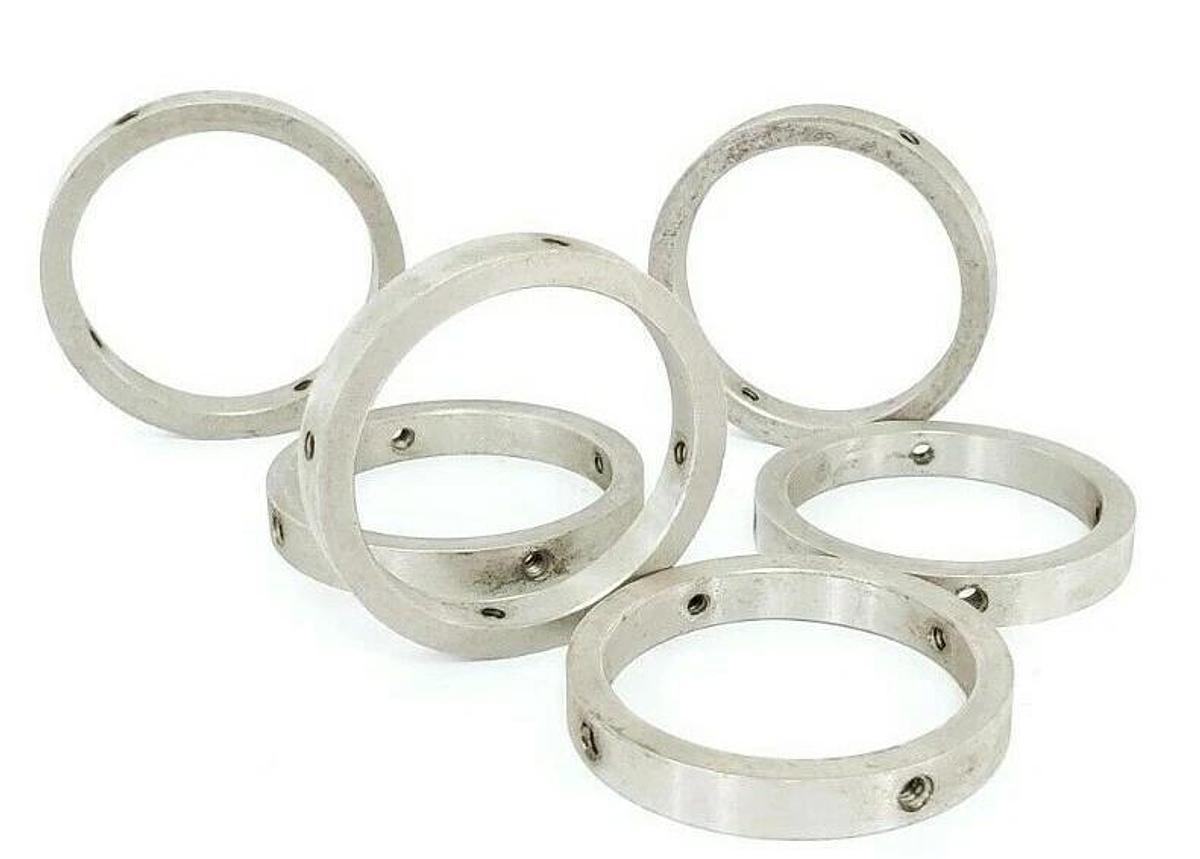 Used LOT OF 6 ZUIN INDUSTRIAL 12 RETAINING RINGS FOR #1 AWP STRAINER