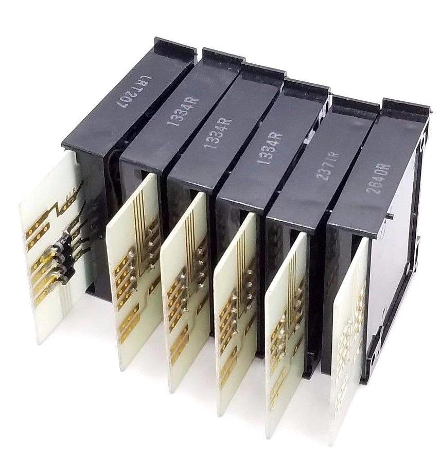 Used LOT OF 6 OMRON LRT207 COUNTER MODULES