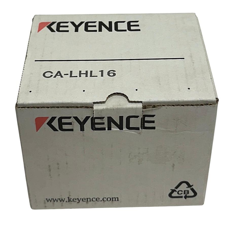 Used KEYENCE CA-LHL16 / CALHL16 OEM MACHINE VISION SYSTEM LENS HIGH-RES 18mm NSMP