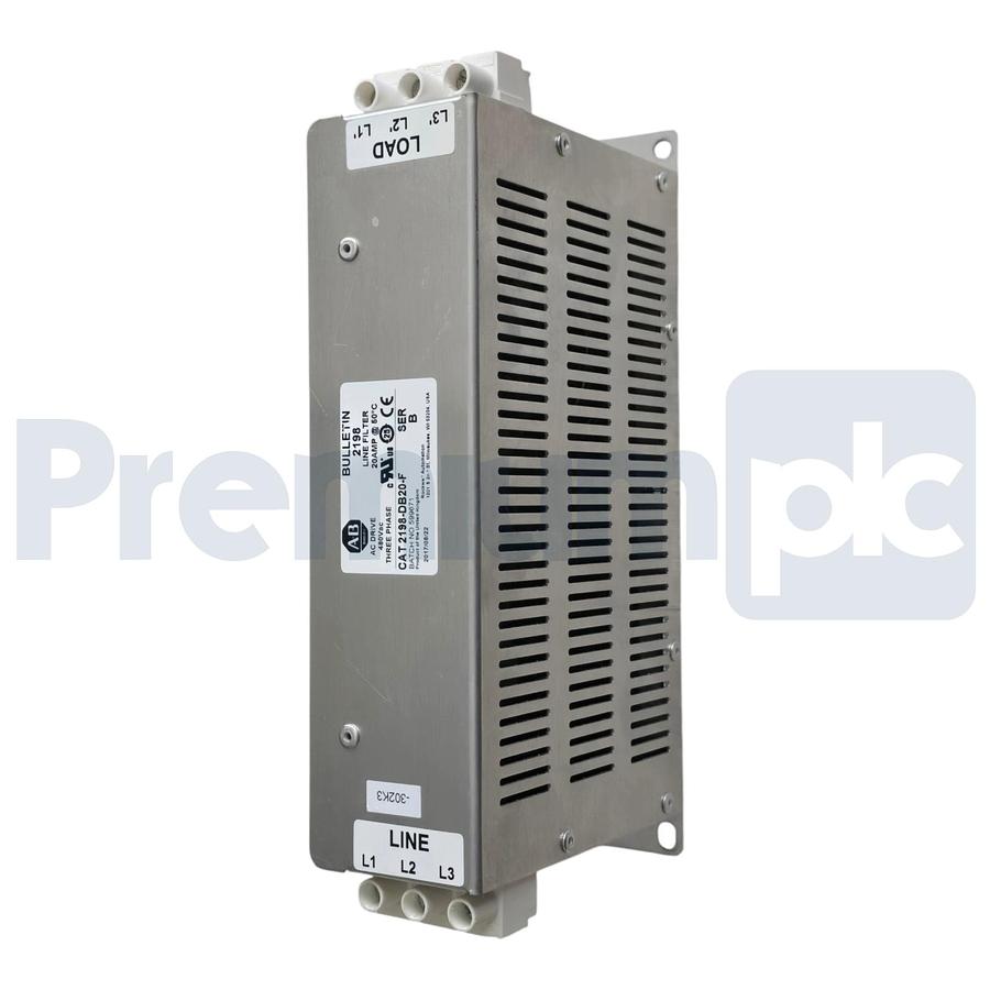 Used Allen-Bradley 2198-DB20-F /B Kinetix 5500 AC EMC Line Filter 20A 3-Ph 2198DB20F