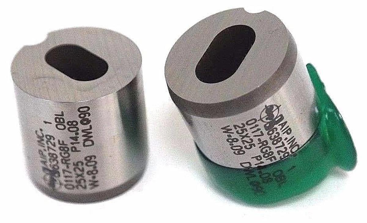 LOT OF 2 NEW AIP INC. 638729 1, 0117-RG8F OBL 25X25 P14.08 W-8.09 DWL090 PUNCH