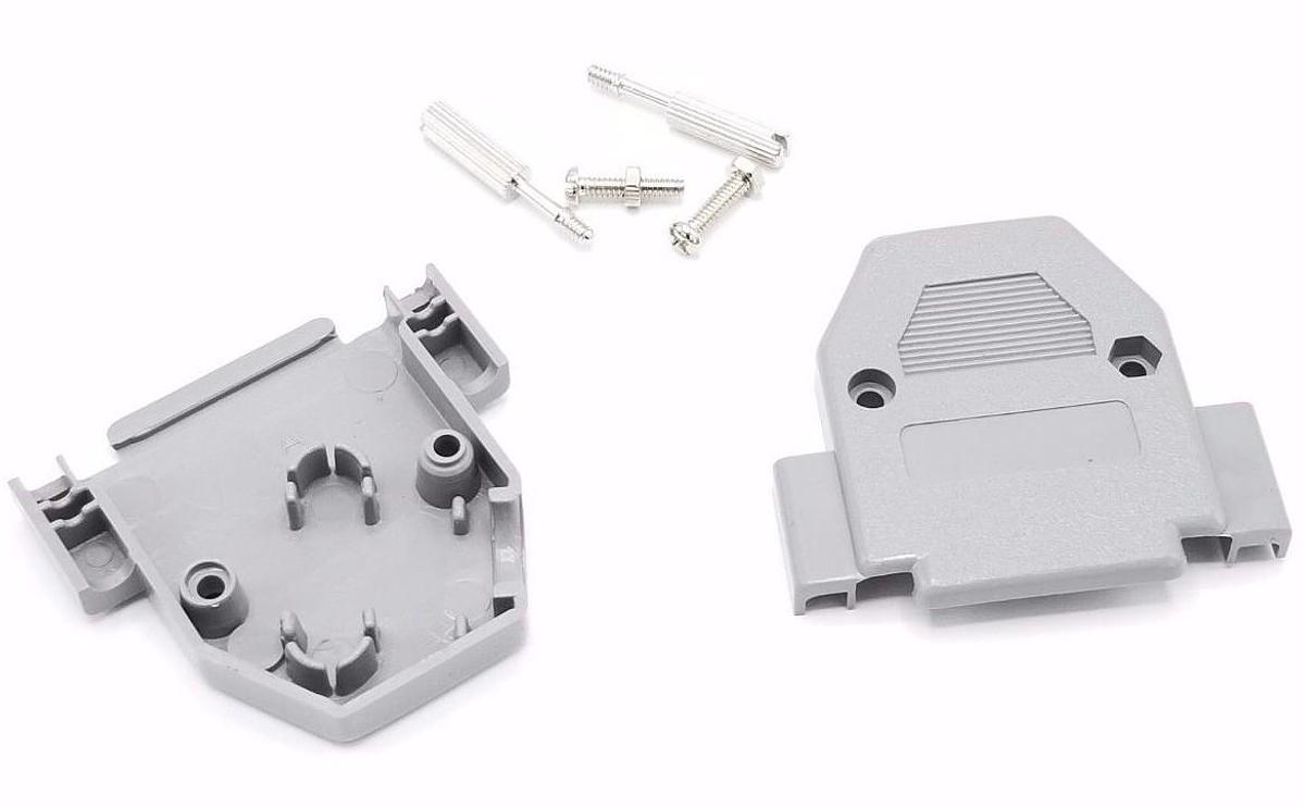 NEW SPC SPC15204 D-SUB PLASTIC COVER, 25 PIN, 2 PIECE, 45 DEGREE