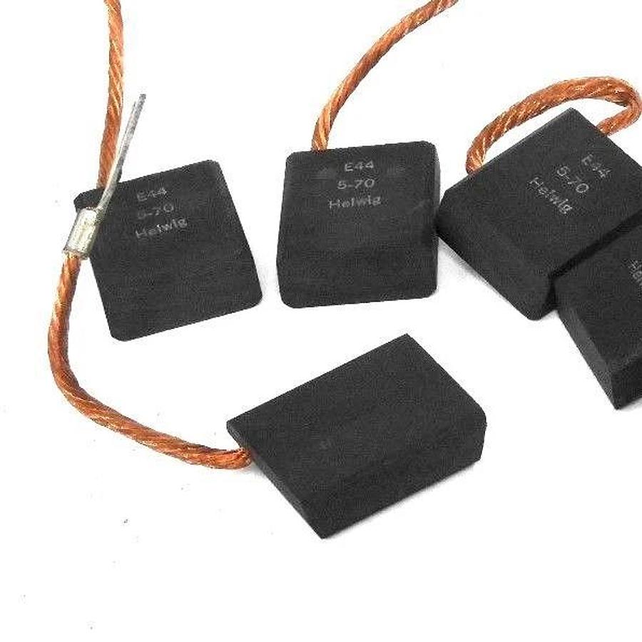 LOT OF 6 NEW HELWIG 5-70 CARBON BRUSHES E44, 570