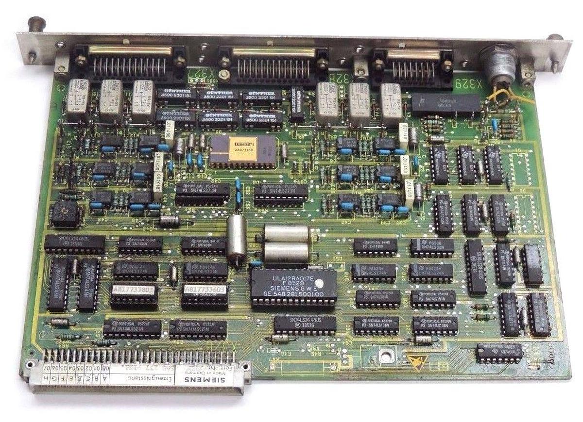 Used SIEMENS 6FX1123-7AA01 MEASURING MODULE/COMMAND ENCODER 03325 548-237-9101