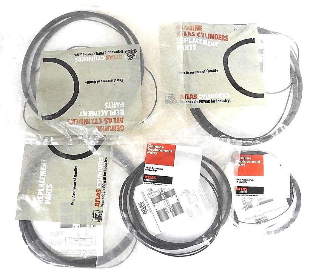 Used LOT OF NEW ATLAS CYLINDERS PISTON KITS FOR SERIES "A" AIR CYLINDERS