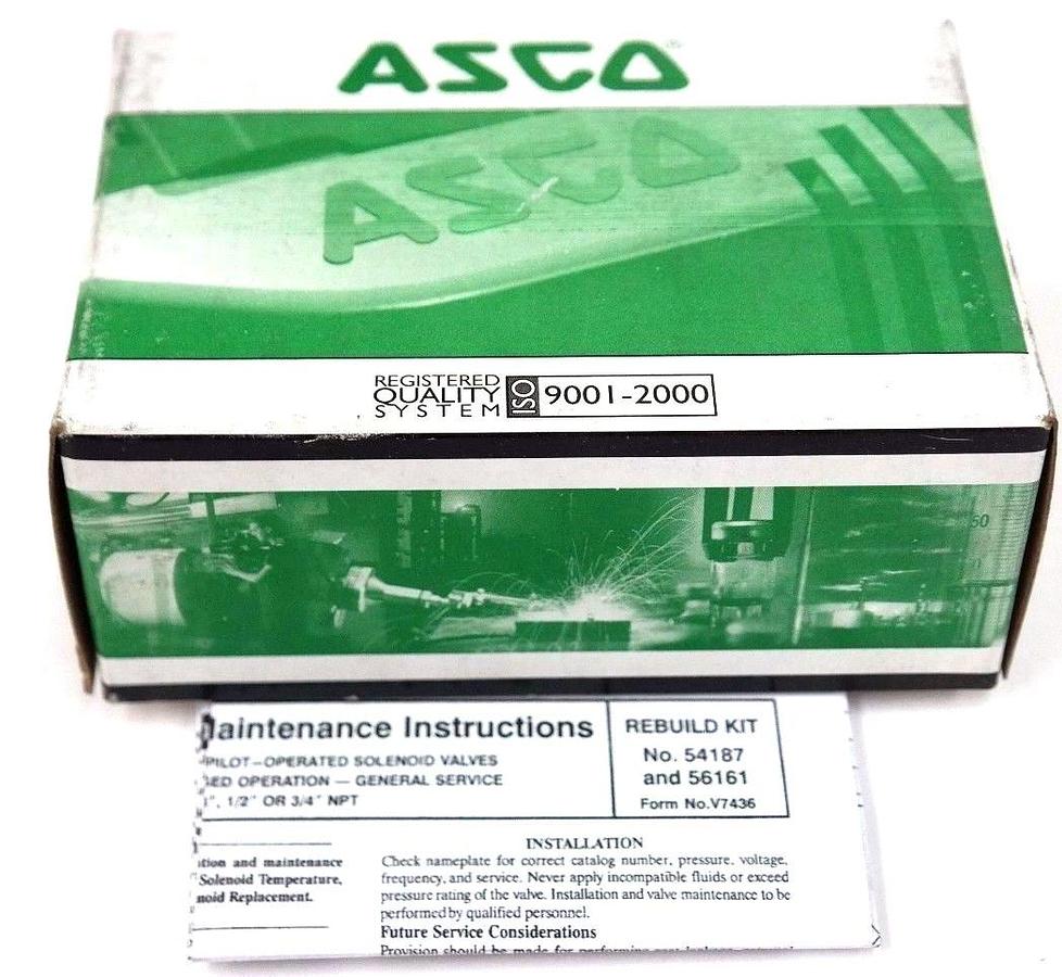 NIB ASCO 158811 REBUILD KIT 185-811