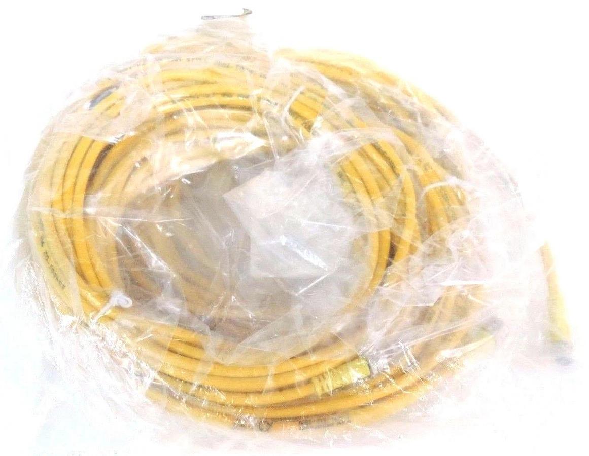 Used LOT OF 5 NEW BALLUFF C75ANL00VY050M STRAIGHT CABLE QD CONNECTORS