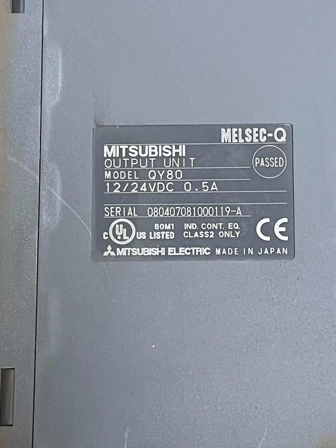 Used Mitsubishi MELSEC-Q PLC Assembly Q312B Q63P Q02HCPU QX80 QY80 QJ71DN91