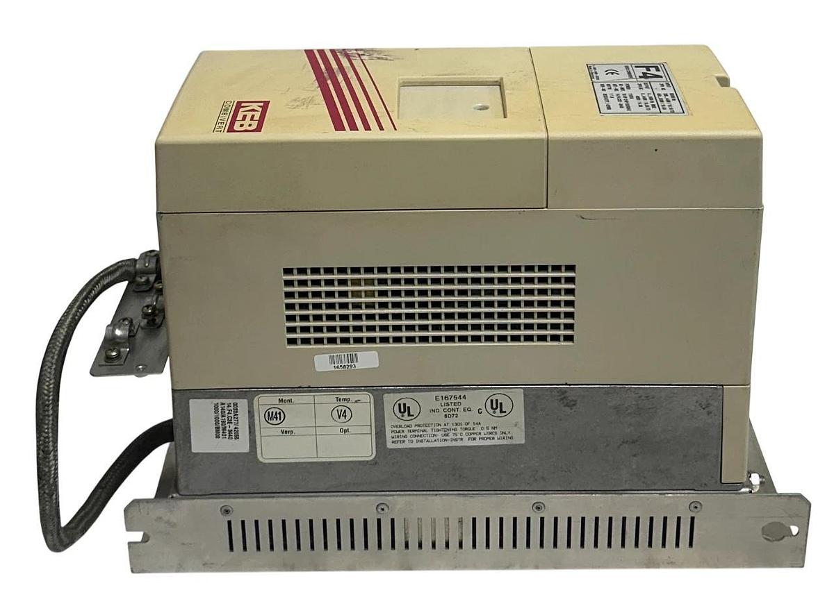 Refurbished KEB 14.F4.C3E-3440 / 14F4C3E3440 KEBCO F4 COMBIVERT AC DRIVE 10HP 2/4P REPAIRED