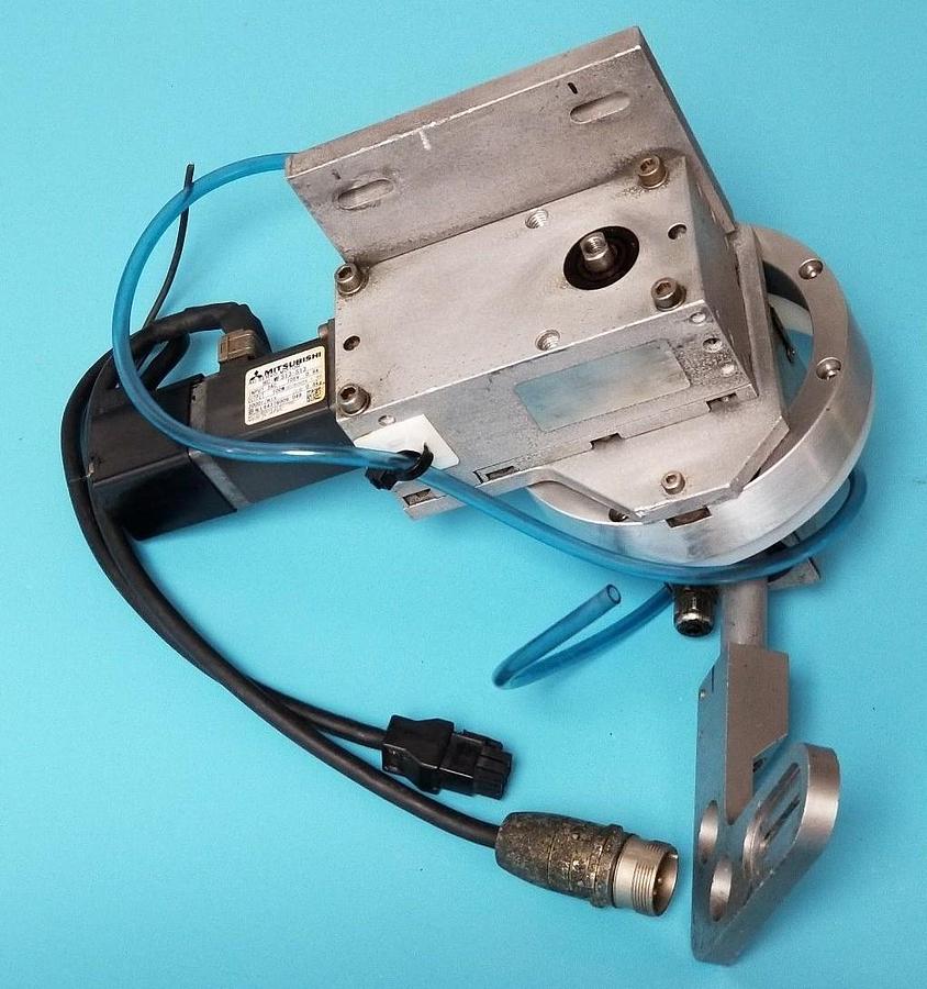 Used MITSUBISHI HC-MFS13-S13 AC SERVO MOTOR ASSEMBLY 3AC, 105V, 0.9A, 100W HCMFS13S13