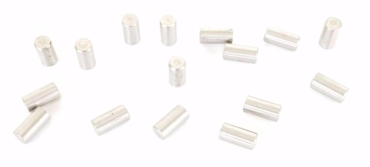 Used LOT OF 16 NEW RADAX 1/4 X 1/2 SS DOWEL PINS P/N: DPS 04 X 08 MC