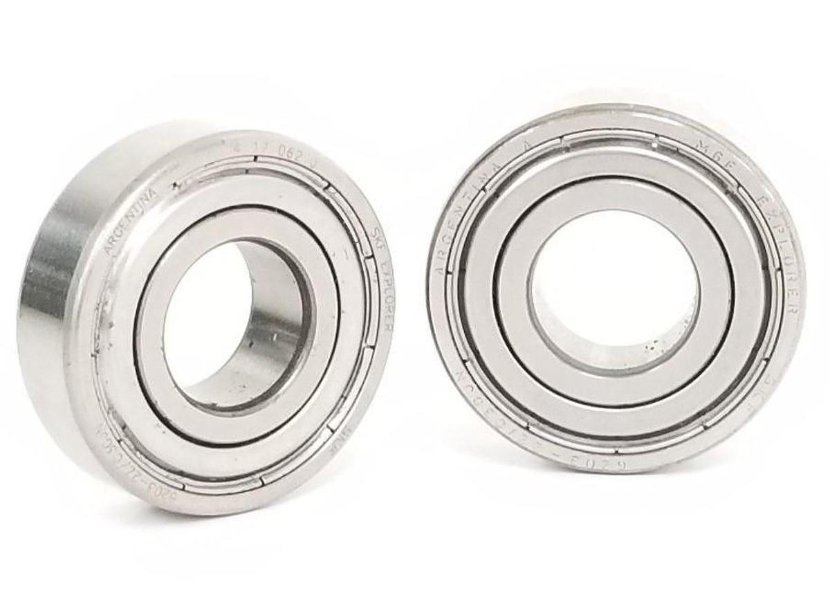 Used LOT OF 2 SKF 6203-2Z/GJN BALL BEARINGS 62032ZGJN