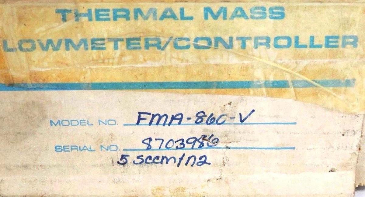 NIB OMEGA FMA-860-V FLOW METER 0/5VDC, X LINEAR, SCCM, N2, 1500PSI, FMA860V