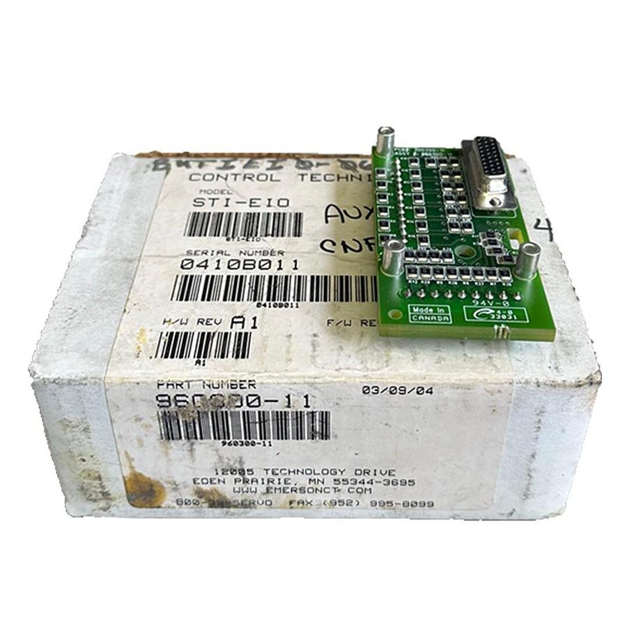 NEW EMERSON CONTROL TECHNIQUES STI-EIO / STIEIO INTERFACE CARD REV. A1 960300-11