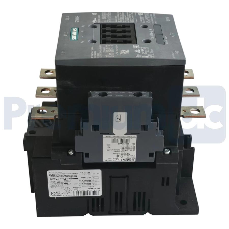 Used Siemens 3RT1056-6AF36 SIRIUS Contactor 3-Pole 90kW 185A 110-127V AC/DC Size S6