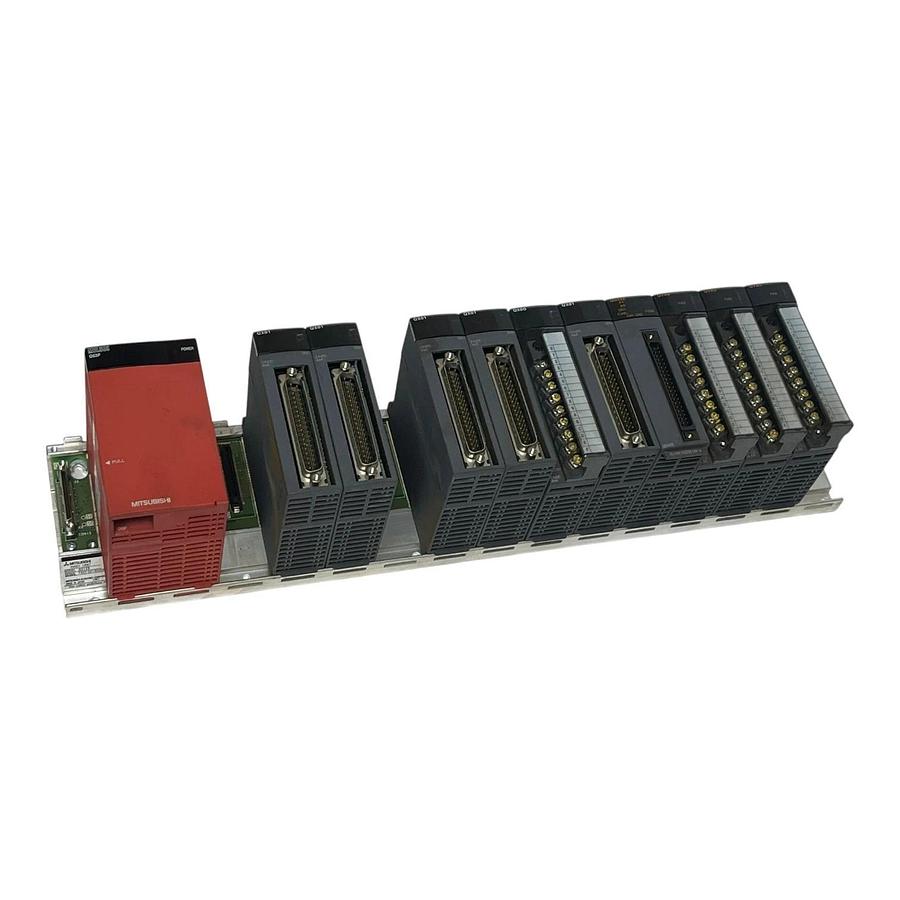 Used MITSUBISHI MELSEC-Q PLC Assembly Q312B Rack Q63P QX81 QX80 QY80 QD62E