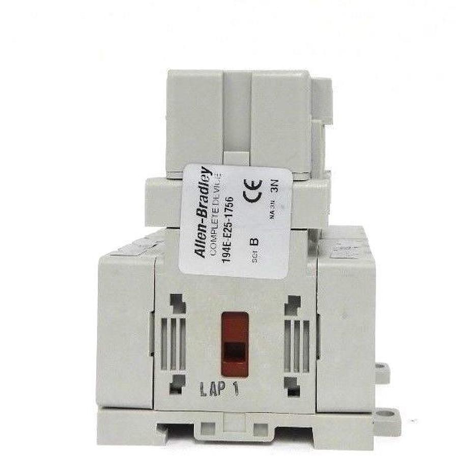 NIB ALLEN BRADLEY 194E-E25-1756 LOADSWITCH FRONT MOUNT SER. B, 480V, 25A, 6 POLE